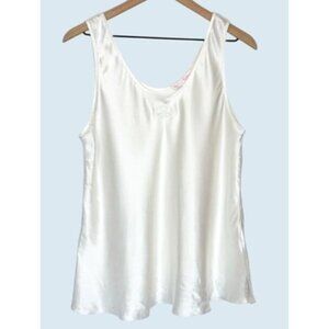Vintage OSCAR De La RENTA Pink Label Silky Sleeveless Top Sz M